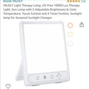 Light therapy lamp
